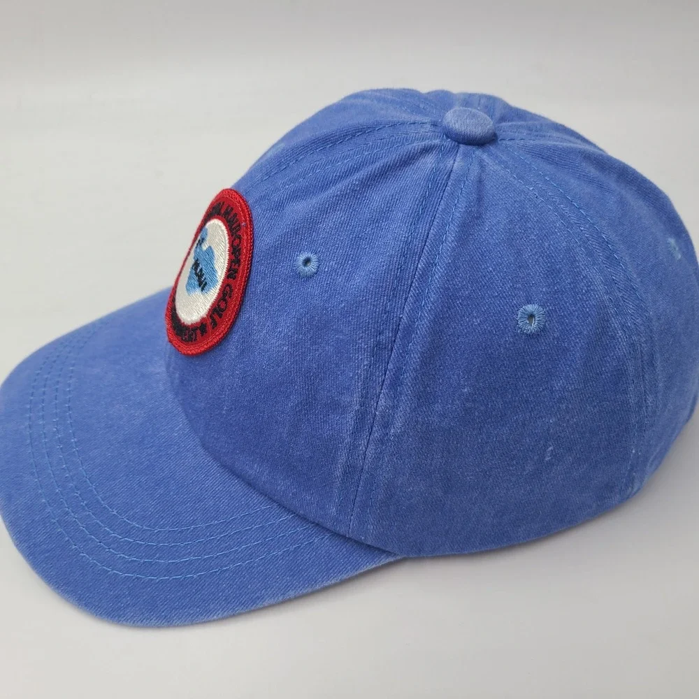 Maui Open Hat Strapback Lift Down Blue Red White 15th Annual Golf Tournament Men